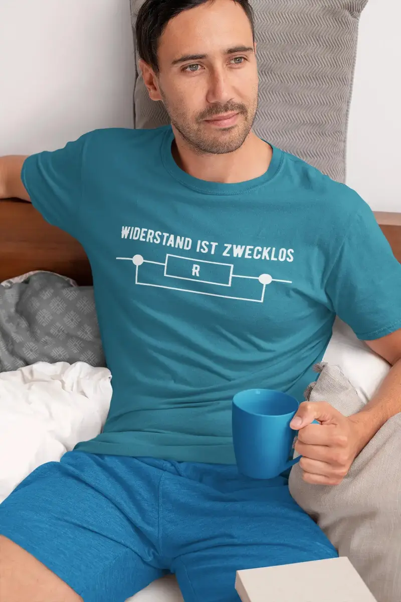 Men’S Graphic T-Shirt Widerstand Ist Zwecklos Lustige Military Green Gift Idea 5
