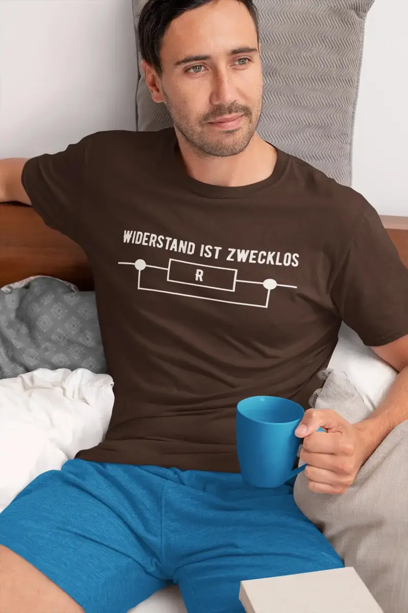 Men’S Graphic T-Shirt Widerstand Ist Zwecklos Lustige Military Green Gift Idea 6