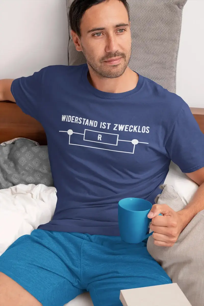 Men’S Graphic T-Shirt Widerstand Ist Zwecklos Lustige Military Green Gift Idea 7
