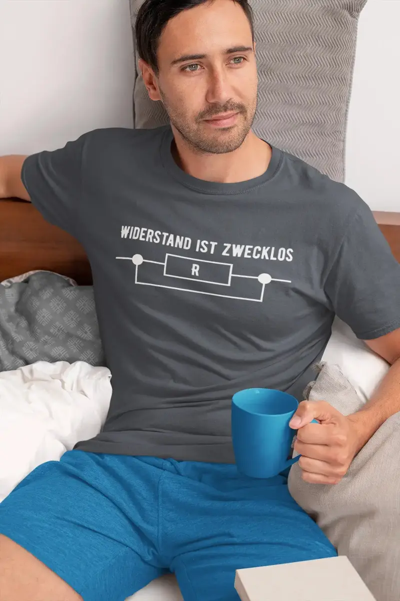 Men’S Graphic T-Shirt Widerstand Ist Zwecklos Lustige Military Green Gift Idea 9
