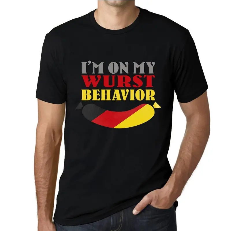 Men's Graphic T-Shirt Wurst Behavior Gift Idea 1