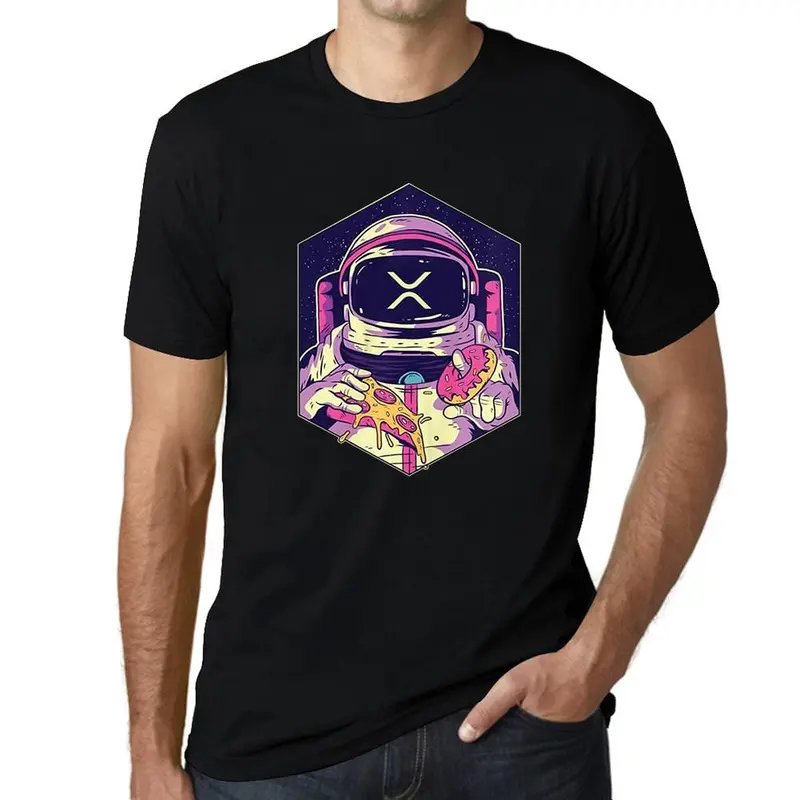 Men’S Graphic T-Shirt Xrp Symbol Cryptocurrency To The Moon Crypto Traders Gift Idea 1