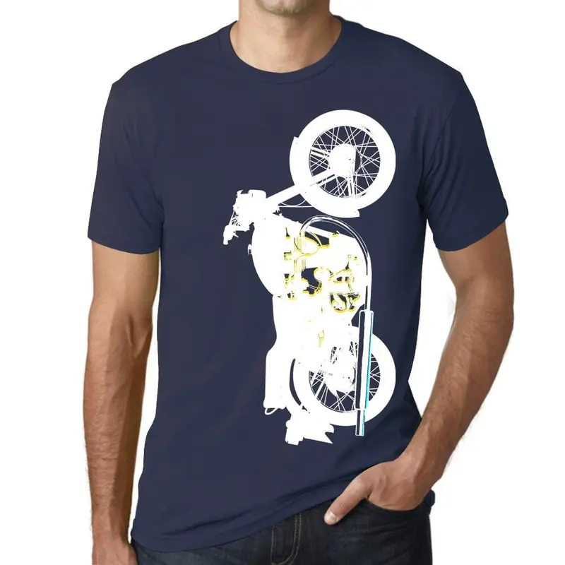 Men’s Moto-Inspired Biker Graphic T-Shirt – Unique Gift Idea