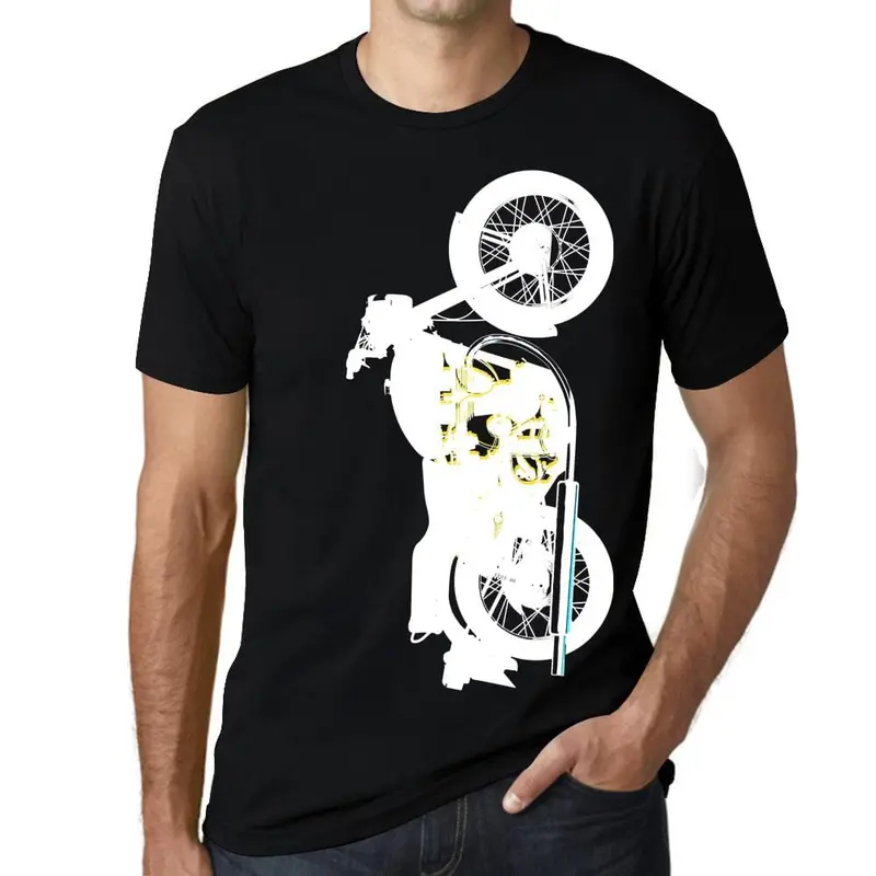 Men’s Moto-Inspired Biker Graphic T-Shirt – Unique Gift Idea