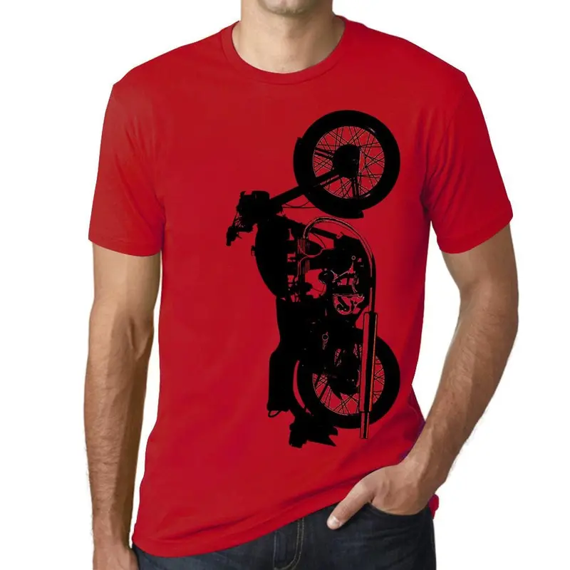 Men’s Moto-Inspired Biker Graphic T-Shirt – Unique Gift Idea
