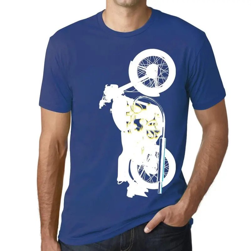 Men’s Moto-Inspired Biker Graphic T-Shirt – Unique Gift Idea