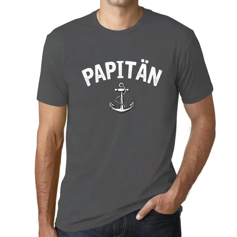Men’s Papitän Anker Graphic Tee – Nautical-Themed Casual Shirt for Gifting