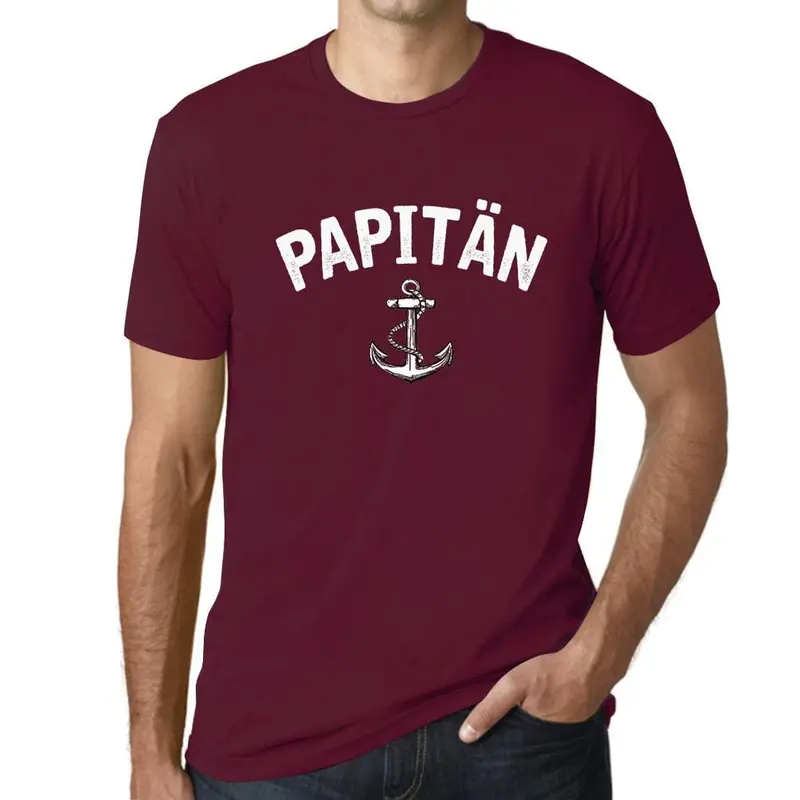 Men’s Papitän Anker Graphic Tee – Nautical-Themed Casual Shirt for Gifting