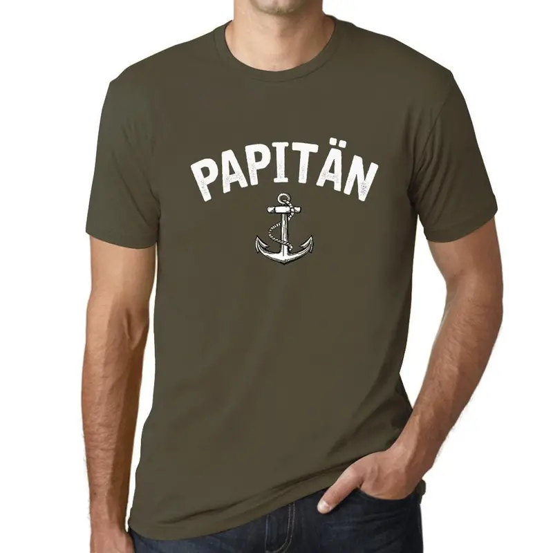 Men’s Papitän Anker Graphic Tee – Nautical-Themed Casual Shirt for Gifting