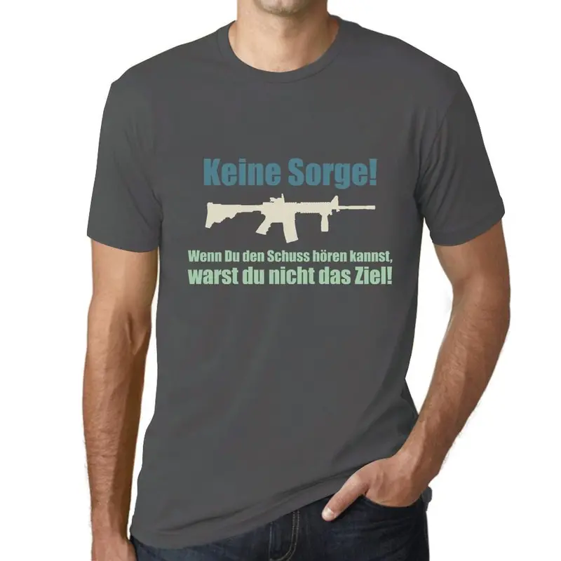 Men’s Retro 90s Military Green T-Shirt: ‘No Worries — I’m a Sniper’ — Humorous Gamer Style