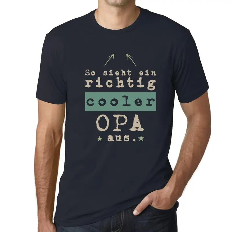 Men’s Retro-Inspired Military Green T-Shirt: ‘This Is What a Truly Cool Grandpa Looks Like’