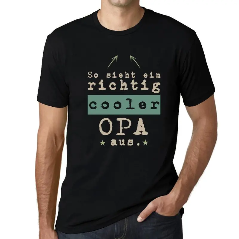 Men’s Retro-Inspired Military Green T-Shirt: ‘This Is What a Truly Cool Grandpa Looks Like’