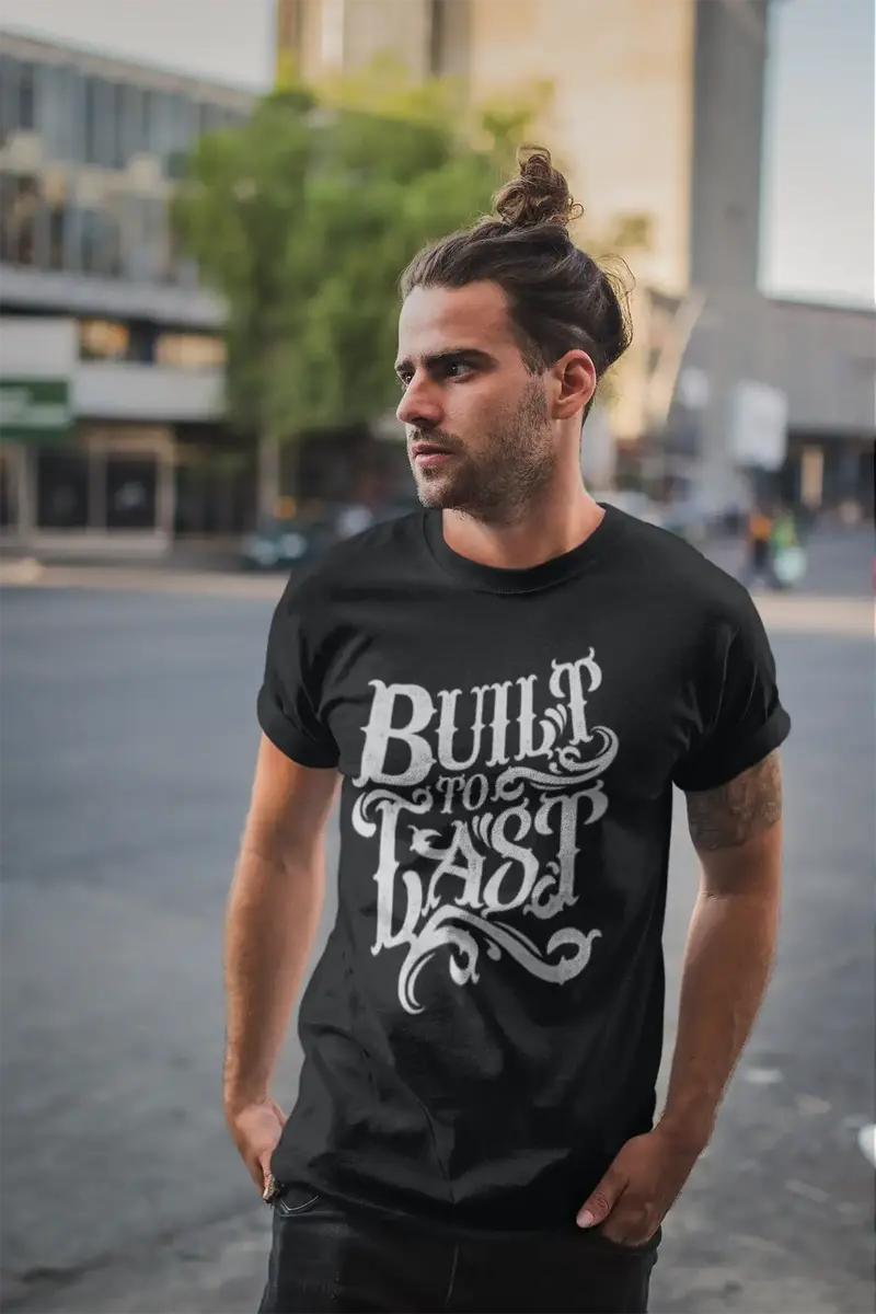 Men's T-Shirt Built Last Shirt Casual Vintage Fabulous Birthday Gift 1