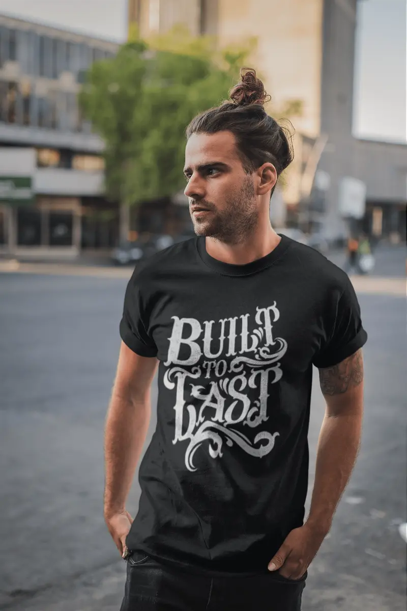Men's T-Shirt Built Last Shirt Casual Vintage Fabulous Birthday Gift 2