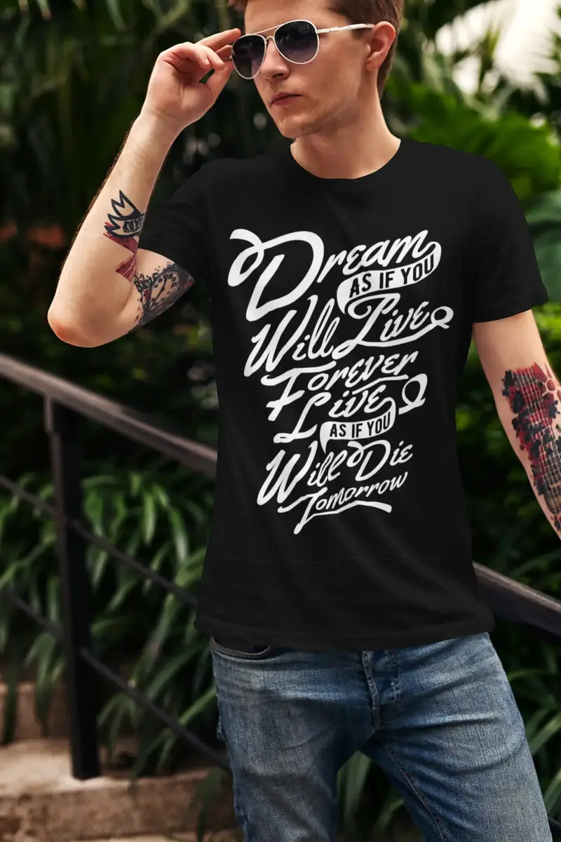 Men's T-Shirt Dream Will Live Forever Vintage Shirt Comfortable Authentic Outfit 1