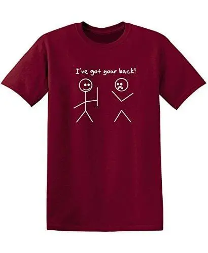 Men's T-Shirt I Got Your Back Graphic Novelty Funny Tshirt Tango Red 1