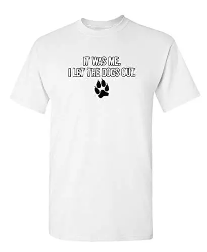 Men's T-Shirt It Was Me Graphic Sarcastic Funny T-Shirt White 1