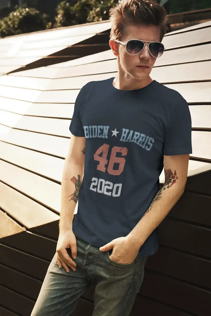 Men's T-Shirt Joe Biden 2020 Kamala Harris 46 President Liberal Political Shirt 1
