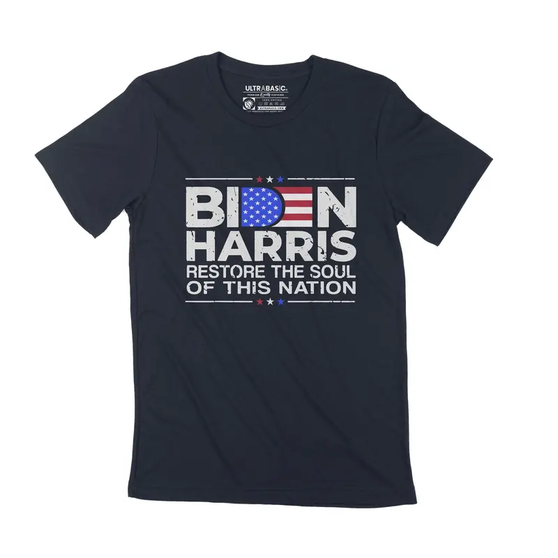 Men's T-Shirt Joe Biden 2020 Kamala Harris Soul Of The Nation Democrat T Shirts 1