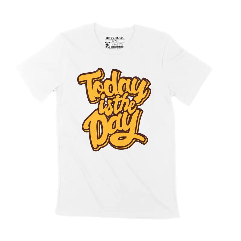 Men's T-Shirt Motivational Shirt Today Is Day Short Sleeve Tee Shirt For Men 1