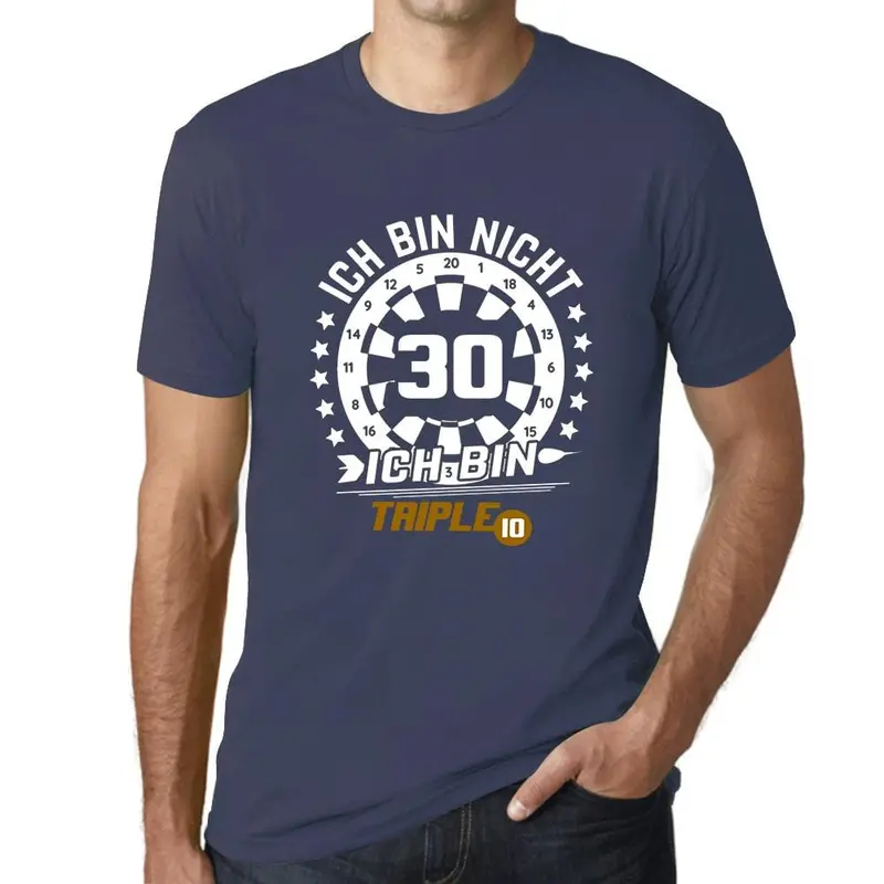 Men’s Triple Ten Darts Graphic T-Shirt – Themed Apparel for Dart Enthusiasts