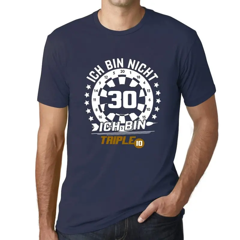 Men’s Triple Ten Darts Graphic T-Shirt – Themed Apparel for Dart Enthusiasts