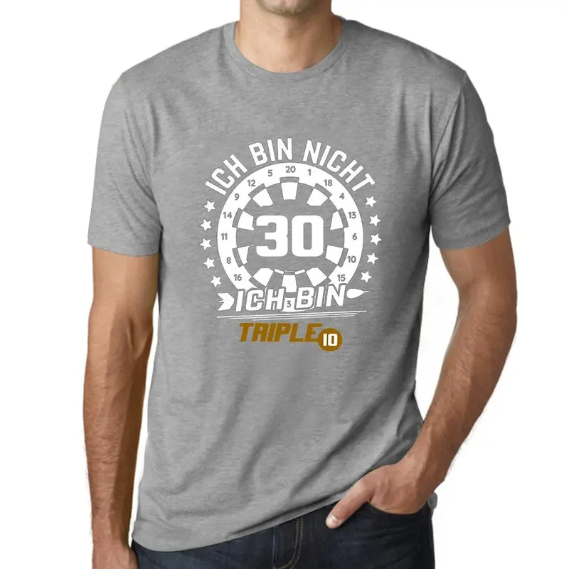 Men’s Triple Ten Darts Graphic T-Shirt – Themed Apparel for Dart Enthusiasts