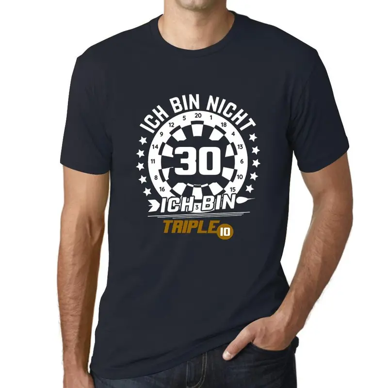 Men’s Triple Ten Darts Graphic T-Shirt – Themed Apparel for Dart Enthusiasts