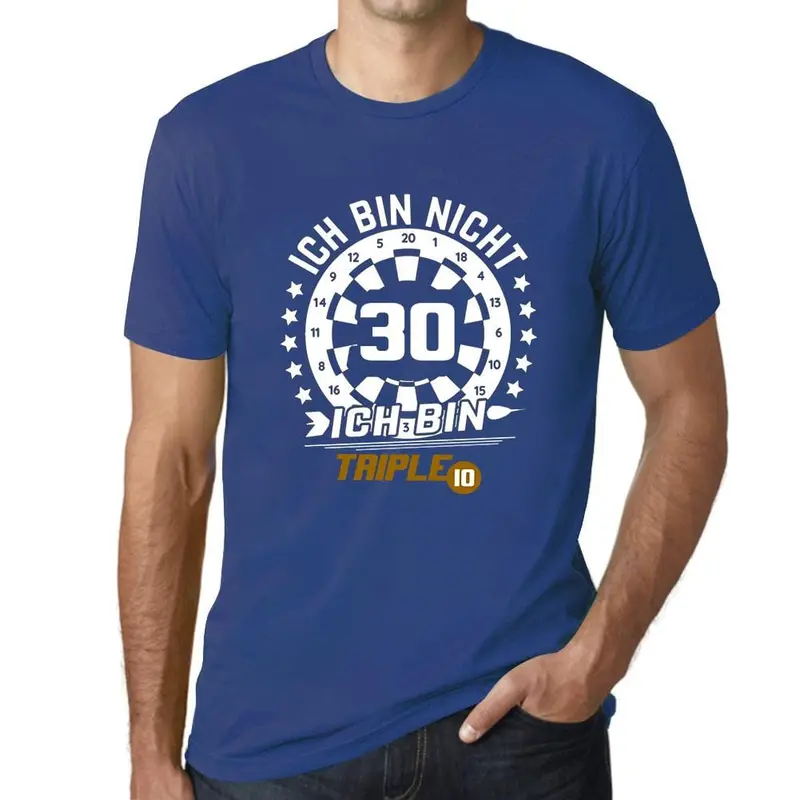 Men’s Triple Ten Darts Graphic T-Shirt – Themed Apparel for Dart Enthusiasts