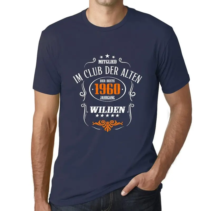 Men’s ‘Wild Vintage Club’ Graphic T-Shirt – Retro-Inspired Humor Tee for Enthusiasts