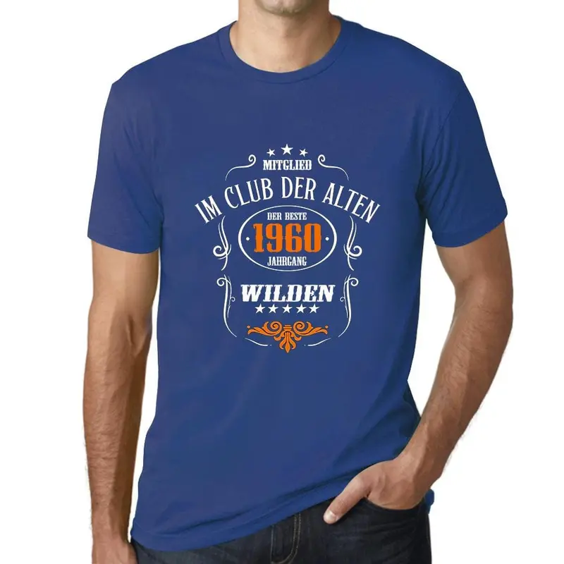 Men’s ‘Wild Vintage Club’ Graphic T-Shirt – Retro-Inspired Humor Tee for Enthusiasts