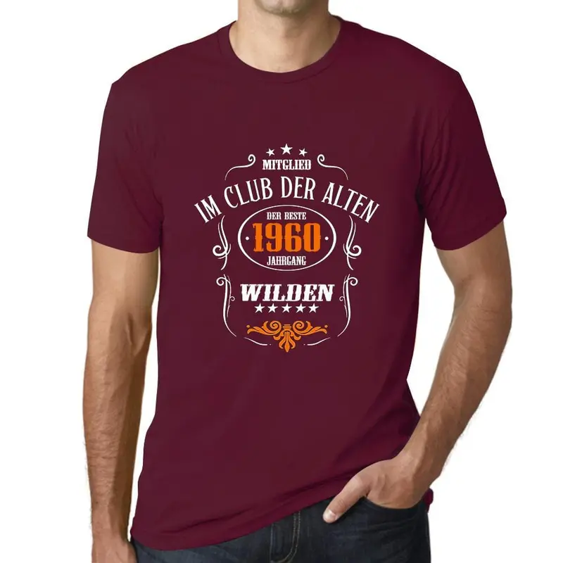 Men’s ‘Wild Vintage Club’ Graphic T-Shirt – Retro-Inspired Humor Tee for Enthusiasts
