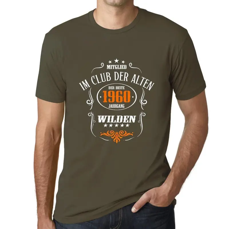 Men’s ‘Wild Vintage Club’ Graphic T-Shirt – Retro-Inspired Humor Tee for Enthusiasts