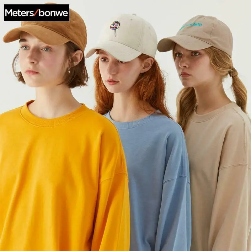 Metersbonwe Basic Hoodies For Women Streetwear Female Autumn Solid Colour Hoodies Casual Sweatshirt 2019 New Hip Pop Tops 1
