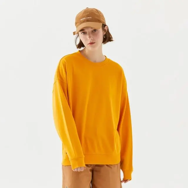 Metersbonwe Solid-Color Women’s Hoodie – Minimalist Streetwear Autumn Casual Sweatshirt