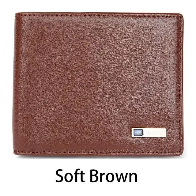 Modoker Smart Wallet Mens Genuine Leather High Quality Anti Lost Intelligent Bluetooth Purse Male Card Holders Suit For Business 4