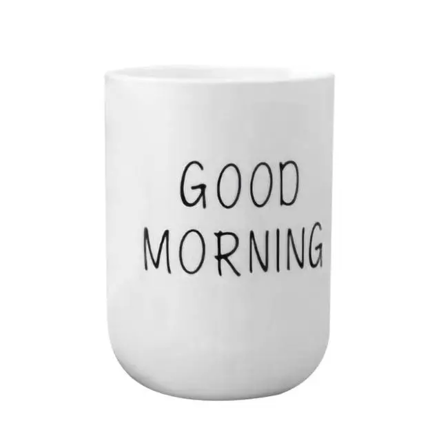 Musical Note Toothbrush Cup – Unique Lemon & Juice-Themed Ceramic Mug for Coffee, Tea, or Home Office Drinkware