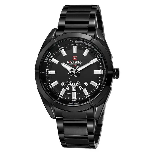 Naviforce 2019 New Top Brand Men Watches Men's Full Steel Waterproof Casual Quartz Date Clock Male Wrist Watch Relogio Masculino 3