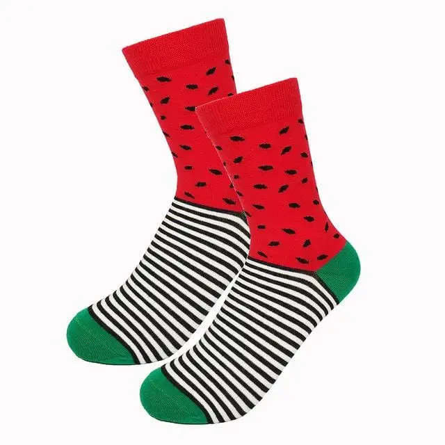 New Fashion Women Men Colorful Dog Cotton Socks Spring Couple Lover Casual Pill Fox Neutral Red Sock Hot 16