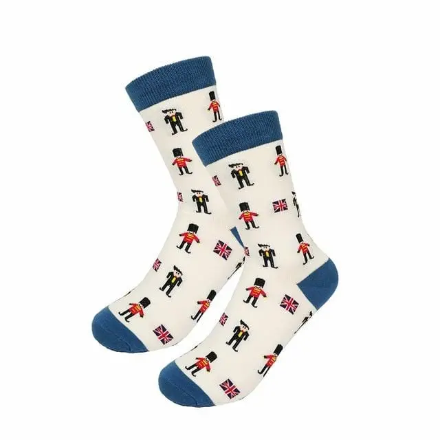 New Fashion Women Men Colorful Dog Cotton Socks Spring Couple Lover Casual Pill Fox Neutral Red Sock Hot 9