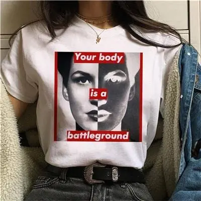 New Feminists Harajuku T Shirt Women Feminism T-Shirt Girl Power Graphic Tshirt Grunge Aesthetic Top Tees Female Clothes 14