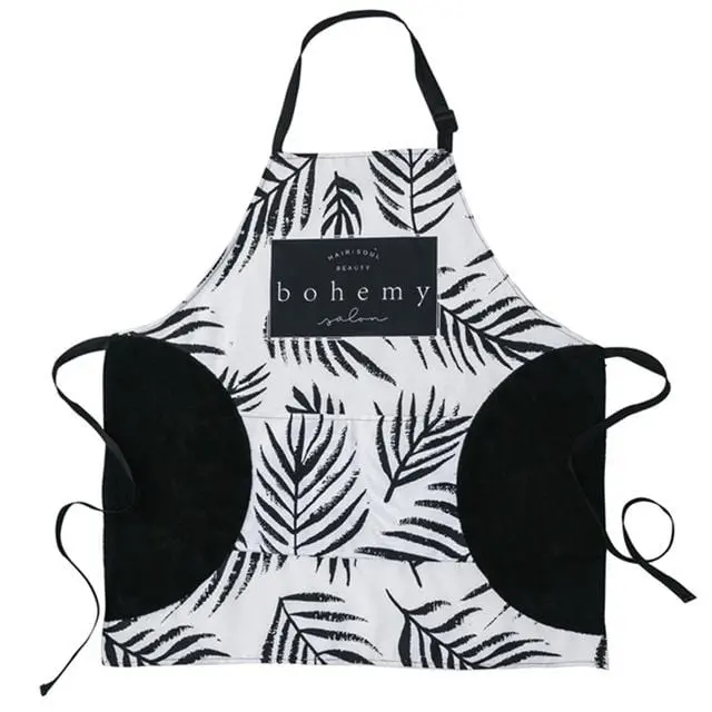 New Water-Proof Hand Apron Adjustable Anti-Oil Cooking Kitchen Fashion Adult Female Waist Aprons For Woman Mandol Cocina Cactus 3