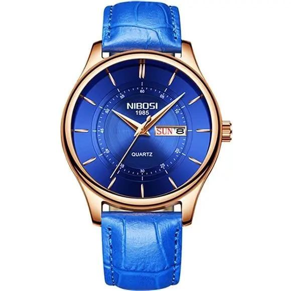 Nibosi Blue Watch Men Watches Luxury Top Brand Mens Watch Relogio Masculino Navy Blue Military Army Analog Quartz Wrist Watches 10