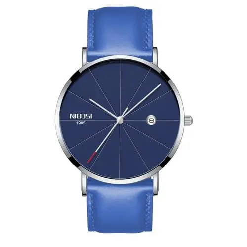 Nibosi Blue Watch Men Watches Luxury Top Brand Mens Watch Relogio Masculino Navy Blue Military Army Analog Quartz Wrist Watches 11