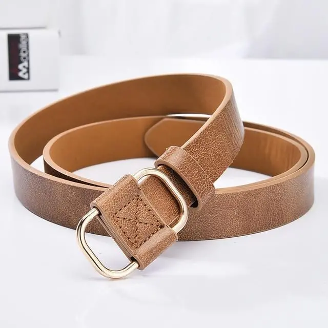 No.Onepaul New Fashion Designer Design Ladies Luxury Brand Belt Authentic Leather Ladies Trend Retro Punk Student Youth Belts 2