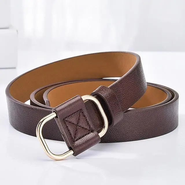 No.Onepaul New Fashion Designer Design Ladies Luxury Brand Belt Authentic Leather Ladies Trend Retro Punk Student Youth Belts 3