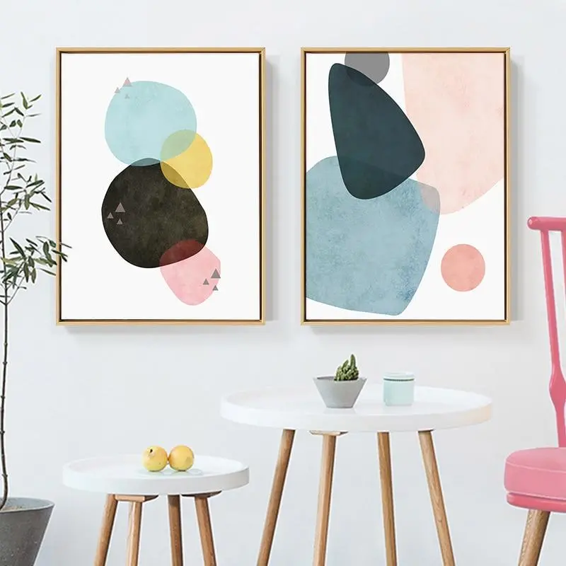 Nordic Poster Abstract Geometry Wall Art Home Decoration Posters And Prints Canvas Painting Wall Pictures For Living Room Nor52 1