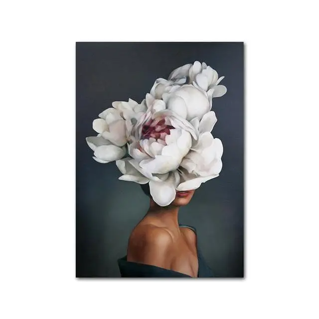 Nude Naked Women Feather Posters And Prints Nordic Figure Canvas Painting Girls Wall Art Flower Pictures For Living Room Bedroom 20