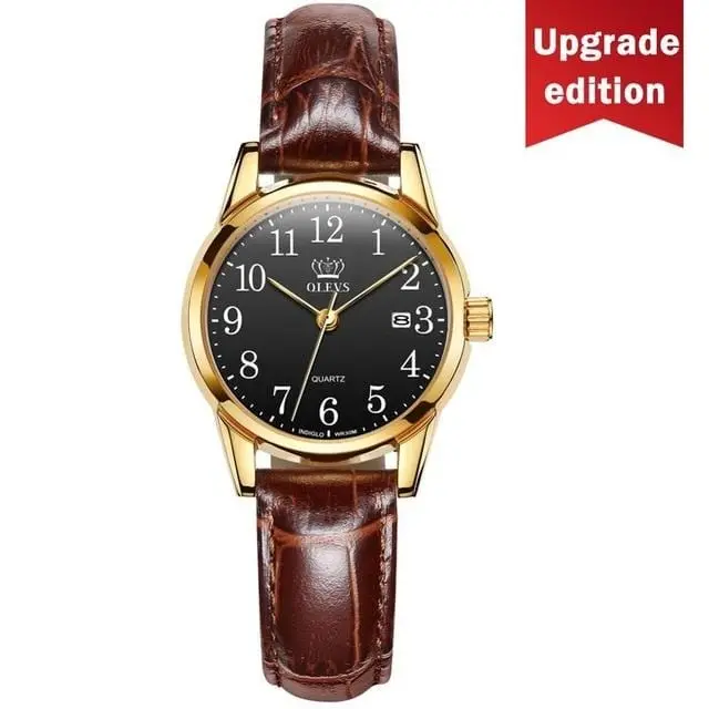 Olevs Mens Watches Top Brand Luxury Quartz Wrist Watch Reloj Hombre Fashion Casual Business Leather Men Watch Relogio Masculino 13