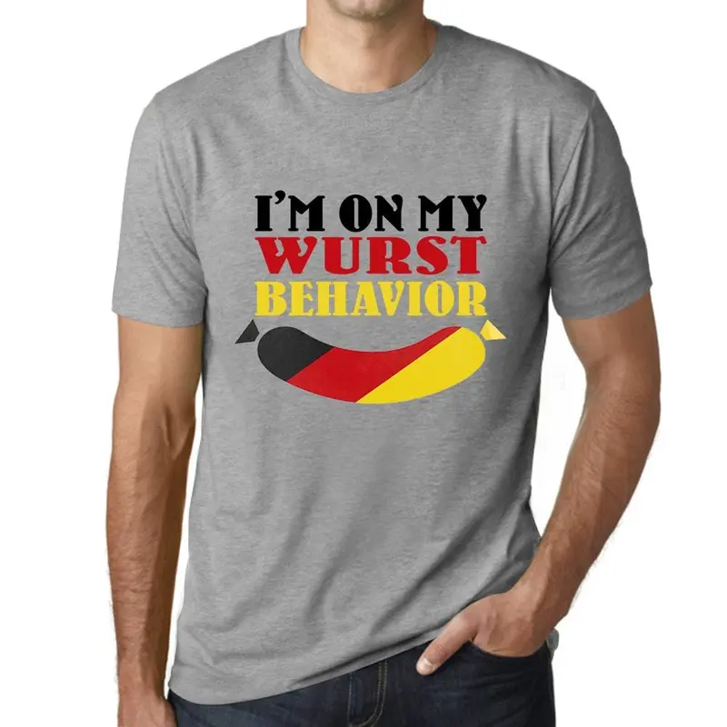 Playful ‘Wurst Behavior’ Graphic Tee – German-Pun Humor for Casual Wardrobes